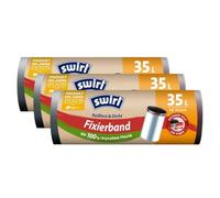 3x Swirl Fixierband Müllbeutel 35L (10 stk./Rolle)