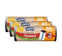 3x Swirl Fixierband Müllbeutel 60L (10 stk./Rolle)