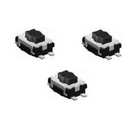 3X Switch bouton pour clé pliante flip compatible avec Peugeot Citroen Renault pour boitier de télécommande Ce0523 Ce0536 @Pro-Plip