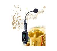 3X Système de Microphone Sans Fil UHF pour Saxophone, Instruments à Pince, Microphone Radio Professionnel pour Performances sur Scène B