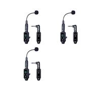 3X Système de Microphone Sans Fil UHF pour Saxophone, Instruments à Pince, Microphone Radio Professionnel pour Performances sur Scène B