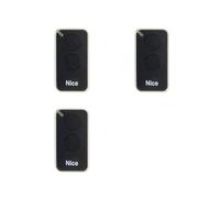 3X Télécommande INTI2 INTI NICE 433,92 MHz Compatible avec les Ouvre-Portes de Garage FLORS FLO2/4RS, FLOR-S, FLO2/4R-S et ERA Gate A