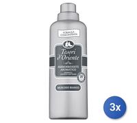 3x Tesori D'Oriente Adoucissant 760 Ml. 38 Mesure Musc Bian Fabriqué en Italie