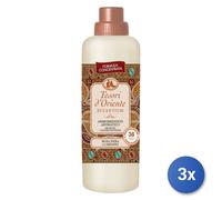 3x Tesori D'Oriente Adoucissant 760 Ml. 38 Mesureurs Byzance Fabriqué en Italie
