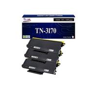 - 3x Toners compatibles avec Brother TN3170 pour Brother DCP-8060, DCP-8065DN Noir - 8 000 pages