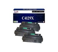 -3x Toners compatibles avec HP C4129X (29X) pour HP LaserJet 5000, 5000DN, 5000GN, 5000N, 5000TN, 5100, 5100DTN, 5100TN