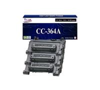 -3x Toners compatibles avec HP CC364A / CE390A (64A/90A) pour HP Laserjet P4014, P4014N, P4015, P4015N, P4015TN, P4015X