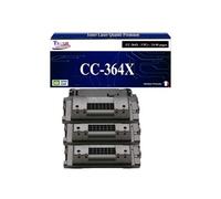 -3x Toners compatibles avec HP CC364X/CE390X (64X/90X) pour HP Laserjet P4015, P4015N, P4015TN, P4015X