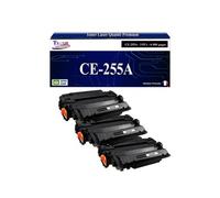 -3x Toners compatibles avec HP CE255A (55A) pour HP LaserJet Enterprise 500 MFP M521DN, M521DW, M525, M525C, M525DN, M525F