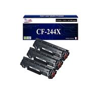 3 Toners compatibles avec HP LaserJet Pro M14a, M14w remplace HP CF244A (44A)Noir - 1 000p