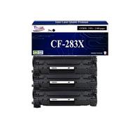 -3x Toners compatibles avec HP CF283X (83X) pour HP LaserJet Pro M201dw, M201n, M225dn, M225dw