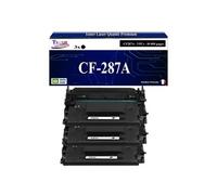 - 3x Toners compatibles avec HP CF287A (87A) avec HP LaserJet Managed M506dnm, M506xm