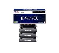 -3x Toners compatibles avec HP W1470X (147X) pour HP LaserJet Enterprise Flow MFP M634h, M635z, M636z