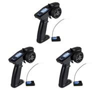 3X Turbo Racing 2.4G 4CH Système à Distance Affichage LCD Émetteur Radio Télécommande avec Récepteur pour RC Voiture Auto Bateau