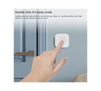 3X Tuya Zigbee Interrupteur Sans Fil une Touche Bouton-Poussoir ScèNe de ContrôLe TéLéCommande Intelligente Domotique