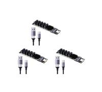 3X TYPE-C para SATA3.0 5 Portas Adaptador Conversor Cartão 6Gbps USB10G JM575+JMS580 Expansão SATA SSD HDD
