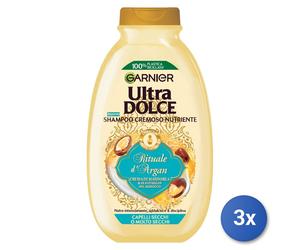 3X Ultradouce Garnier Shampooing 250 Ml. Rituel D'Argan