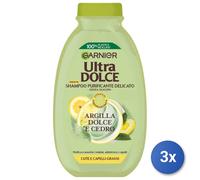 3X Ultradoux Garnier Shampooing 250 Ml. Argile Douce Et C