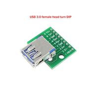 3X Usb 3.0 Femelle Vers Carte de Test de Broche D'Immersion Usb 3.0 Vers Module D'Adaptateur D'Alimentation Dip Convertisseur de Carte D'Adaptateur