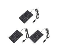 3X USB Filaire Pavé Numérique Pavé Numérique 18 Touches Clavier Numérique pour Comptabilité Teller Ordinateur Portable Windows Android Notebook