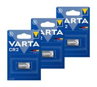 3x VARTA Pile CR2 Lithium 3V 880mAh 6206 DLCR2 1CR2 Pour Appareil Photo