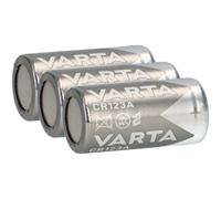 3X Varta Pile Photographique CR123A Lithium 3V 1480mAh 1er Blister Batterie
