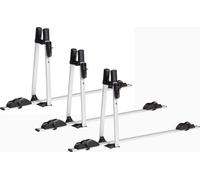3x VDP porte-vélos ALU Premium + barres de toit VDP Delta compatibles avec Infiniti Q30 (5 portes) 2015-2019