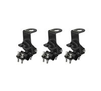 3X Véhicule CB Antenne Radio Mobile Support Miroir Pare-Chocs Toit Support sur Poteau Support Fixe pour Voiture Camion CB Radio VHF UHF