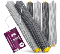3x Vellto Brosses Extracteurs Débris Compatible avec iRobot Roomba 800 805 860 865 866 870 871 876 880 886 891 895 896 900 960 965 966 975 980 981 Accessoires Rechange Rouleaux Aspirateur