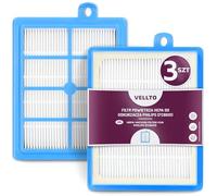 3x Vellto Filtre HEPA Pour Aspirateur Compatible Philips FC8031 Electrolux AEG EFH12 UltraSilencer Tornado Volta Purification Air Filtration Précise Accessoire Électroménager Allergènes