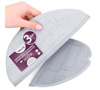 3x Vellto Lingette De Nettoyage Compatible Avec Roborock S8 S8+ Plus Pro Ultra Pièces De Rechange Lavable Microfibre Réutilisable Accessoires Aspirateur Robot