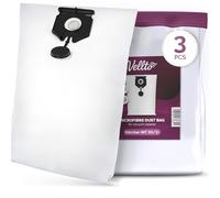 3x Vellto Sac Filtrants d'Aspirateur Compatibles avec Karcher 2.889-154.0 NT 30/1 Tact Te L NT 30/1 Tact Te M NT 30/1 Tact L NT 30/1 Ap Te L NT 30/1 Ap L Sacs Non-tissé