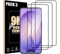 3x Verre Trempé Intégral pour Samsung Galaxy S26 Plus, Protection avec Bord Noir Anti-Rayures - E.F.Connection