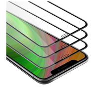 3x Verre trempé pour Apple iPhone 11 (XI ) en TRANSPARENT avec NOIR 3x Film de protection d'écran durci tempered glass plein écran d'une dureté de 9H avec 3D Touch