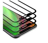 3x Verre trempé pour Apple iPhone 12 Mini (5,4 Zoll) en TRANSPARENT avec NOIR 3x Film de protection d'écran durci tempered glass plein écran d'une dureté de 9H avec 3D Touch