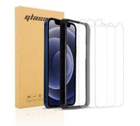 cadorabo 3x Verre Trempé compatible avec Apple iPhone 12 Mini (5,4" Zoll) en TRANSPARENT - Pack de 3 Verre de protection d'écran trempé en dureté 9H avec aide à l'installation
