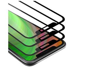 3x Verre trempé pour Apple iPhone 12 Pro Max en TRANSPARENT avec NOIR 3x Film de protection d'écran durci tempered glass plein écran d'une dureté de 9H avec 3D Touch