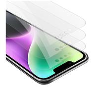 3x Verre trempé pour Apple iPhone 14 en HAUTE TRANSPARENT 3x Film de protection d'écran durci tempered glass d'une dureté de 9H avec 3D Touch