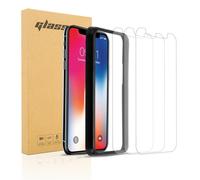 3x Verre trempé pour Apple iPhone XS Max en TRANSPARENT 3x Film de protection d'écran durci tempered glass avec aide à l'installation