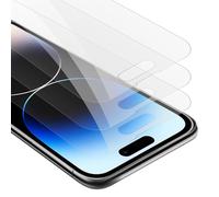 3x Verre trempé pour Apple iPhone 14 PRO MAX en HAUTE TRANSPARENT 3x Film de protection d'écran durci tempered glass d'une dureté de 9H avec 3D Touch