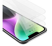 3x Verre trempé pour Apple iPhone 14 en HAUTE TRANSPARENT 3x Film de protection d'écran durci tempered glass d'une dureté de 9H avec 3D Touch