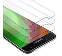 Cadorabo 3x Film De Protection Compatible Avec Samsung Galaxy J7 2017 En Haute Transparent - 3x Verre De Protection D'écran Durci (Tempered) D'une Dureté De 9h Avec Compatibilité 3d Touch
