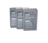 3X vhbw Batterie 900mAh pour caméra Compatible avec Olympus Om-D E-M5 Mark III remplace Les Batteries BLS-50