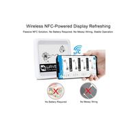 3X Waveshare 4.2 Pouces Sans Fil Alimenté par NFC EPaper Eink E Papier E-Ink Module D'Écran D'Affichage pour Application Android Mobile, Pas de