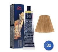 3X Wella Koleston Perfect Me+ Rich Naturel 9/31 60Ml
