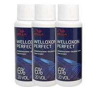 3X Wella Welloxon Perfect Crème Développeur 60Ml