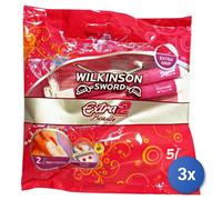 3X Wilkinson Rasoirs Rades Et Jetables 5 Pièces Lady Extra2