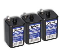 3X XCELL 4R25 PILE 6V - 6 Volts 9500 mAH PROJECTEUR LUMIERE