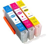 3X Xxl Compatible Ink Cartridges (Cyan/Magenta/Yellow) For Canon Cli-581
