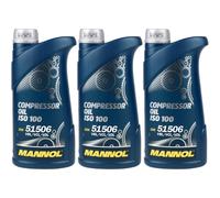 MANNOL Huile pour compresseur MN2902-1 ISO 100 - 1 L